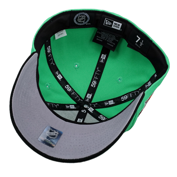 Anaheim Mighty Ducks 30th Anniversary Green/Black 59Fifty Fitted Hat