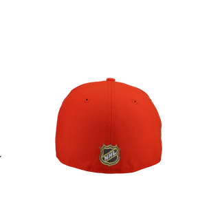 Anaheim Mighty Ducks Orange Metallic 59Fifty Fitted Hat