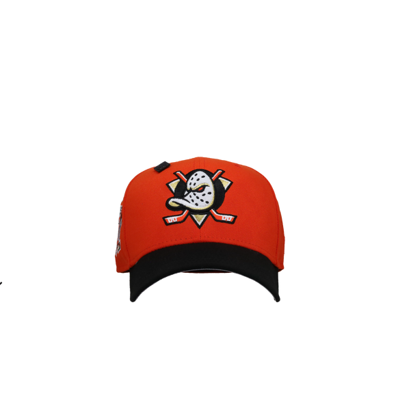 Anaheim Mighty Ducks 30th Anniversary Orange/Black 59Fifty Fitted Hat