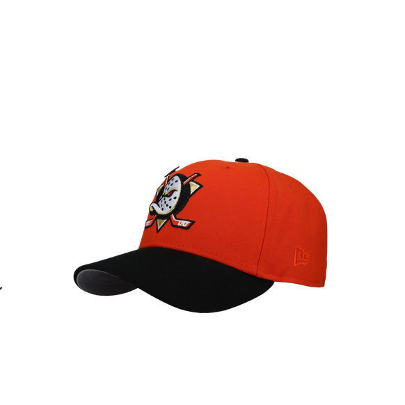 Anaheim Mighty Ducks 30th Anniversary Orange/Black 59Fifty Fitted Hat