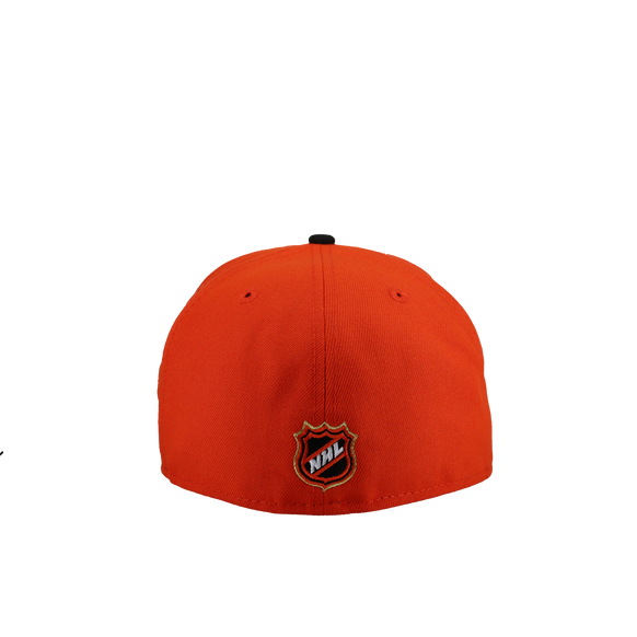 Anaheim Mighty Ducks 30th Anniversary Orange/Black 59Fifty Fitted Hat
