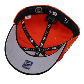 Anaheim Mighty Ducks 30th Anniversary Orange/Black 59Fifty Fitted Hat