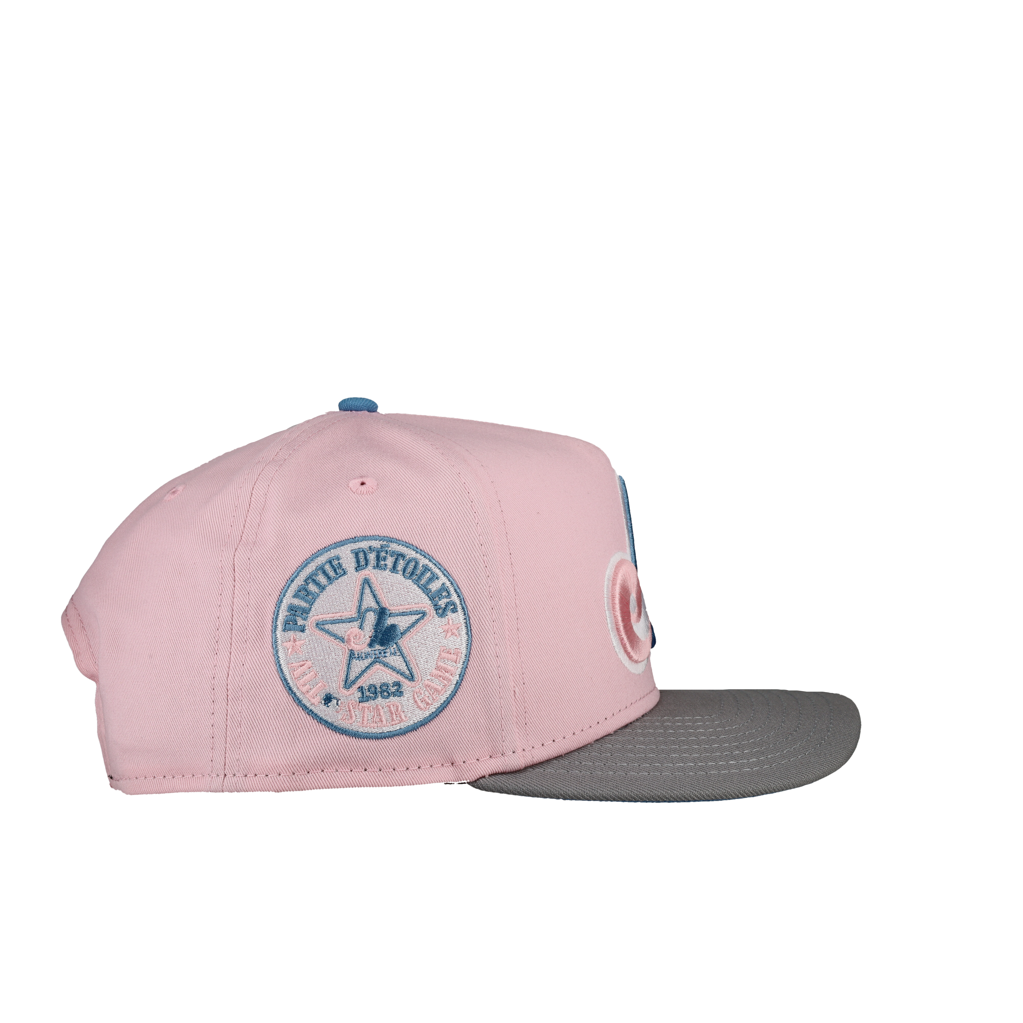 Montreal Expos 1982 Blue Pink Fitted Hat | CapsuleHats Montreal Expos 1982 Blue Pink Fitted Hat | CapsuleHats