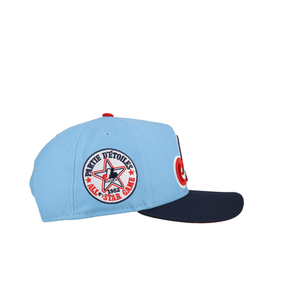 Montreal Expos 1982 All Star Game Two Tone Blue 9Fifty A Frame Snapback Hat