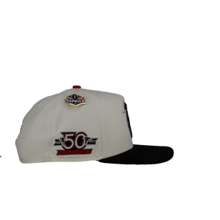 Atlanta Falcons Chrome New Era 9Fifty A Frame Snapback Hat