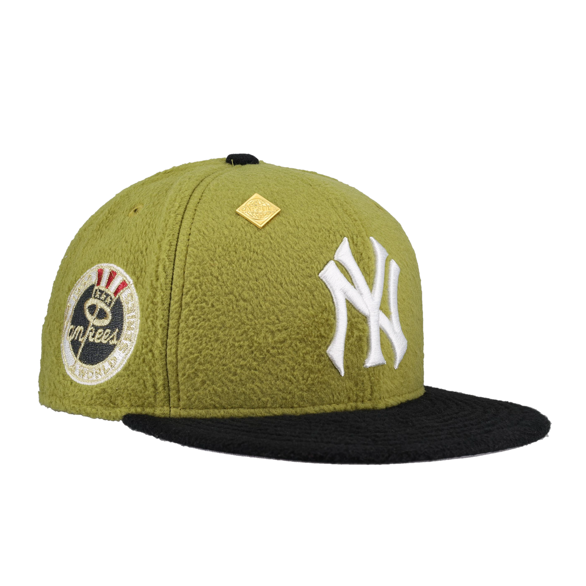 New York Yankees Fleece 1962 World Series Patch Fleece 59Ffity Fitted Hat