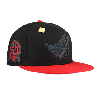 Anaheim Angels 50th Anniversary Patch New Era 59Fifty Fitted Hat