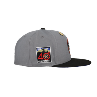 Seattle Mariners Stone 40th Anniversary Patch Grey 59Fifty Fitted Hat