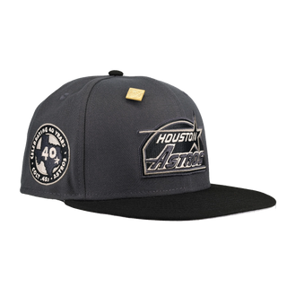 Houston Astros Shadow Collection 40th Anniversary Patch 59Fifty Fitted Hat