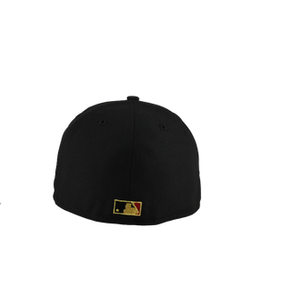 Cleveland Guardians 2019 All Star Game Black Gold Metallic 59Ffity New Era Fitted Hat