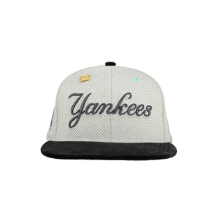 New York Yankees Heather Grey 1962 World Series Patch Fitted Hat