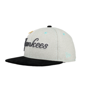 New York Yankees Heather Grey 1962 World Series Patch Fitted Hat