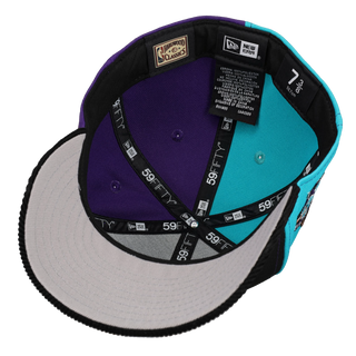 Charlotte Hornets 10th Anniversary Split Panel Corduroy 59Fifty Fitted Hat