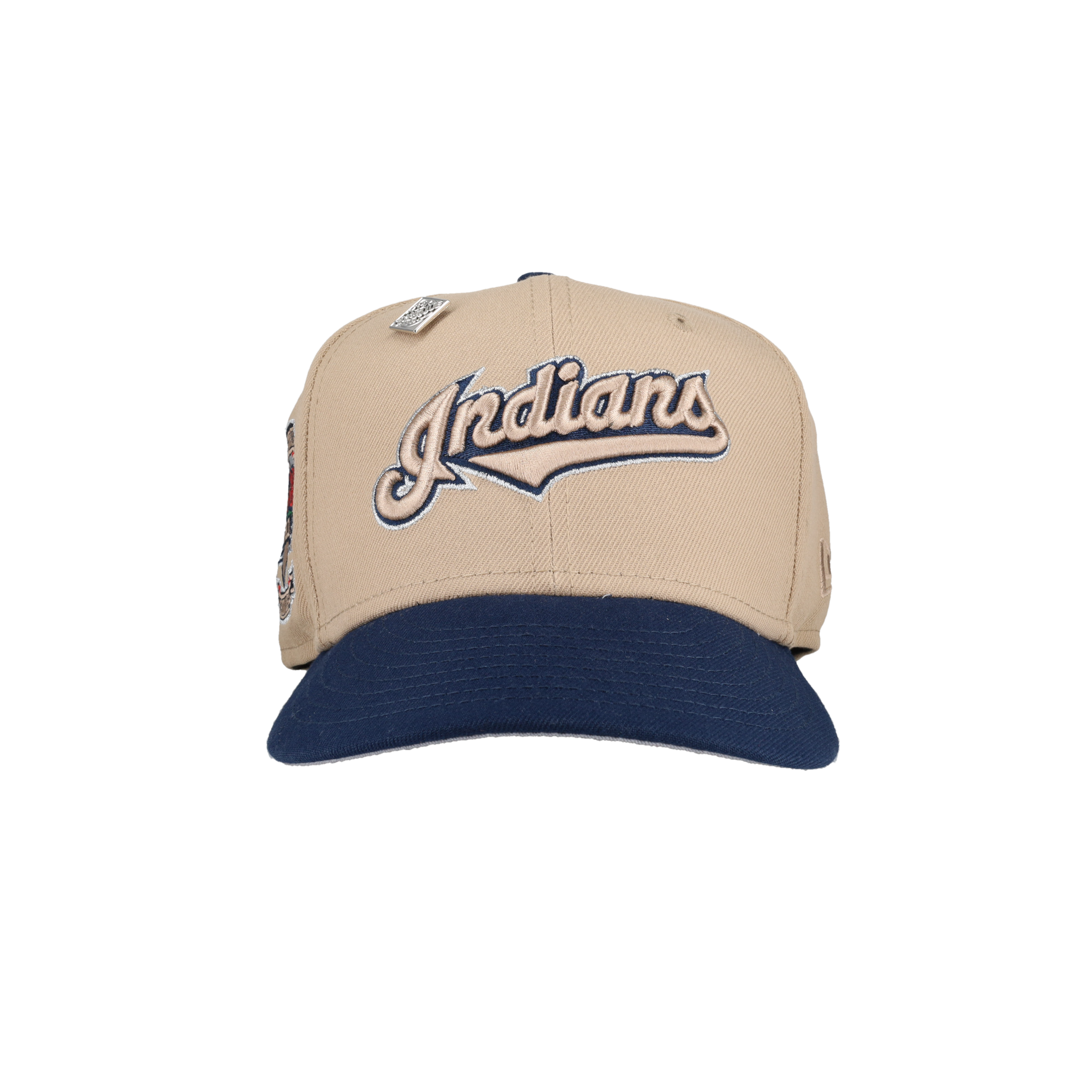 Cleveland Indians Tan Inaugural Season Patch 59Fifty Fitted Hat