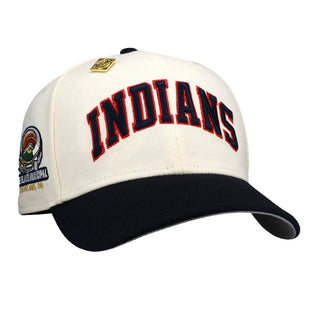 Cleveland Indians Municipal Stadium Chrome/Navy 59Fifty Fitted Hat