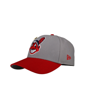 Cleveland Indians Chief Wahoo Grey/Red 59Fifty Fitted Hat