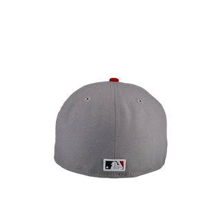 Cleveland Indians Chief Wahoo Grey/Red 59Fifty Fitted Hat
