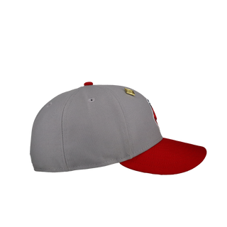 Cleveland Indians Chief Wahoo Grey/Red 59Fifty Fitted Hat