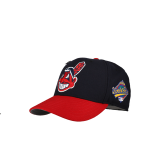 Cleveland Indians Chief Wahoo 1997 World Series Navy/Red 59Fifty Fitted Hat