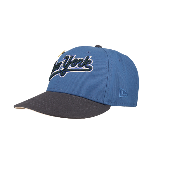 New York Mets Indigo Graphite Collection 25th Anniversary Fitted Hat