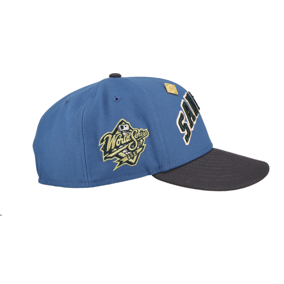 San Diego Padres Indigo Graphite Collection 1998 World Series Fitted Hat