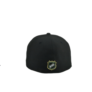 New York Islanders Script Black Yellow/Green Metallic 59Fifty Fitted Hat