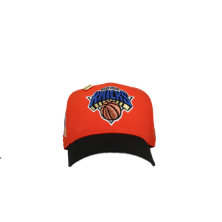 New York Knicks 3x Champions Orange/Black 59Fifty Fitted Hat