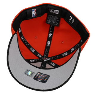 New York Knicks 3x Champions Orange/Black 59Fifty Fitted Hat