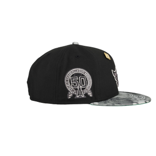 Anaheim Angels Liquid Metal 50th Anniversary Patch 59Fifty Fitted Hat