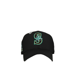 Seattle Mariners 20th Anniversary Black Green/Gold Metallic 59Fifty Fitted Hat