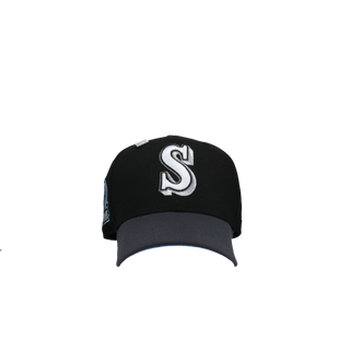 Seattle Mariners 30th Anniversary Black/Silver Metallic 59Fifty Fitted Hat - view 4