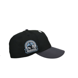 Seattle Mariners 30th Anniversary Black/Silver Metallic 59Fifty Fitted Hat - view 2