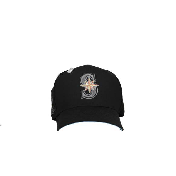 Seattle Mariners 30th Anniversary Metallic Blackout 59Fifty Fitted Hat