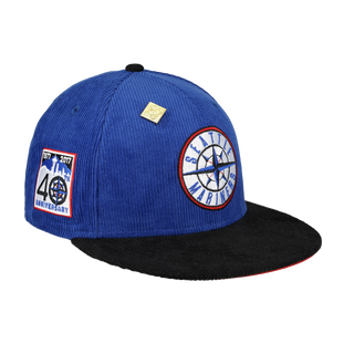 Seattle Mariners 40th Anniversary Patch Corduroy 59Fifty Fitted Hat