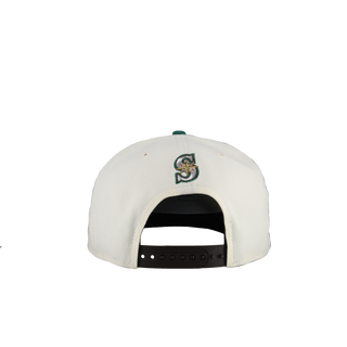 Seattle Mariners 40th Anniversary Coffee Cartoon 9Fifty A Frame Snapback Hat