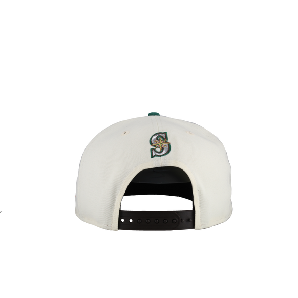 Seattle Mariners 40th Anniversary Coffee Cartoon 9Fifty A Frame Snapback Hat