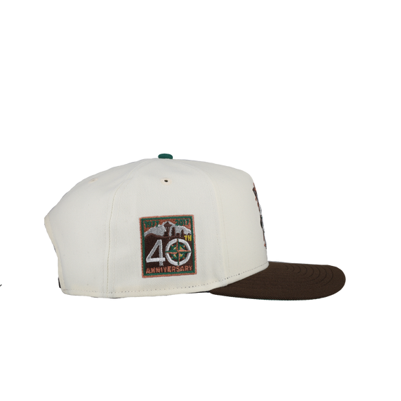 Seattle Mariners 40th Anniversary Coffee Cartoon 9Fifty A Frame Snapback Hat