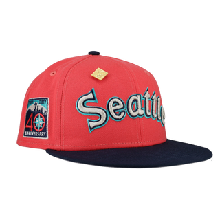 Seattle Mariners 40th Anniversary Side Patch 59Fifty Fitted Hat