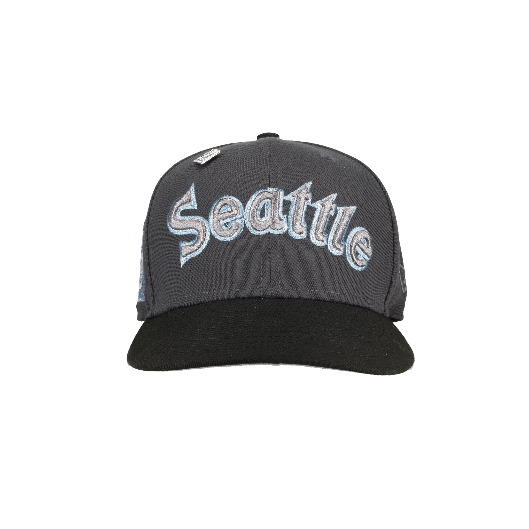 Seattle Mariners Grey 40th Anniversary Patch 59Fifty Fitted Hat