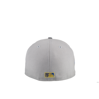 Seattle Mariners 25th Anniversary Grey Ice Blue Metallic 59Fifty Fitted Hat, alternate view