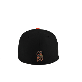 Seattle Mariners 30th Anniversary Halloween 2026 Metallics Coffin Case 59Fifty Fitted Hat