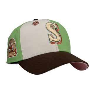 Seattle Mariners 30th Anniversary Green/Chrome Pinwheel 59Fifty Fitted Hat