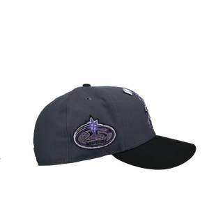 Seattle Mariners 25th Anniversary Graphite/Purple Cartoon 59Fifty Fitted Hat