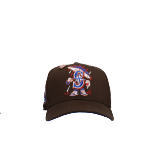 Seattle Mariners 30th Anniversary Brown Cartoon 59Fifty Fitted Hat