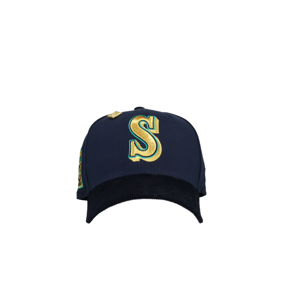 Seattle Mariners 40th Anniversary Two Tone Blue Corduroy 59Fifty Fitted Hat