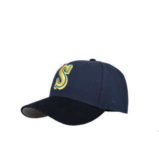 Seattle Mariners 40th Anniversary Two Tone Blue Corduroy 59Fifty Fitted Hat