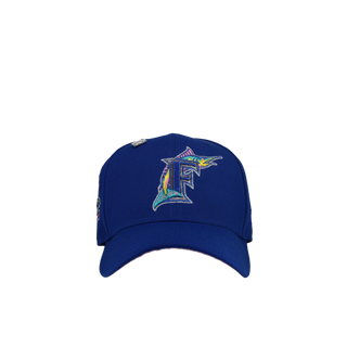 Florida Marlins 10th Anniversary Blue/Pink Metallic 59Fifty Fitted Hat