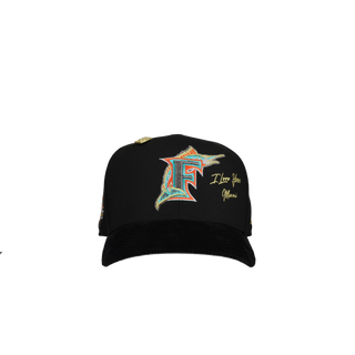 Florida Marlins 10th Anniversary Black Corduroy 59Fifty Fitted Hat