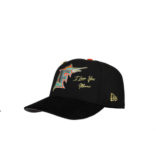 Florida Marlins 10th Anniversary Black Corduroy 59Fifty Fitted Hat