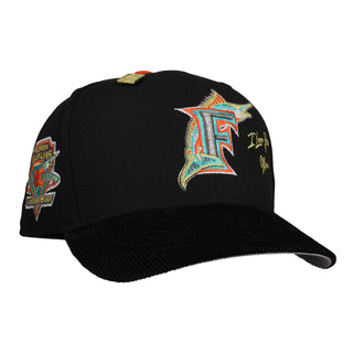 Florida Marlins 10th Anniversary Black Corduroy 59Fifty Fitted Hat